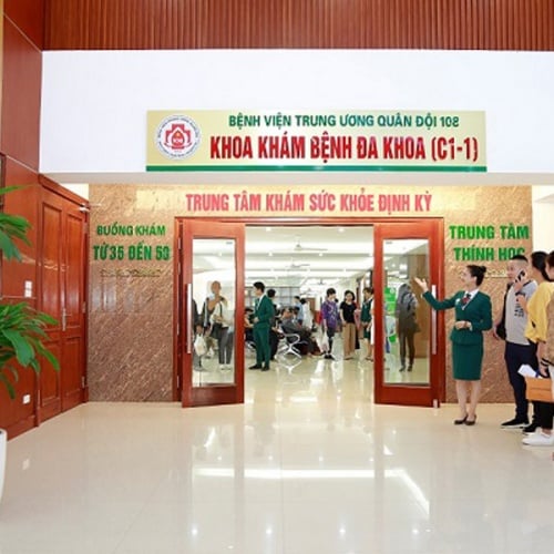 Trung tâm khám sức khỏe định kỳ Bệnh viện Trung ương Quân đội 108 có