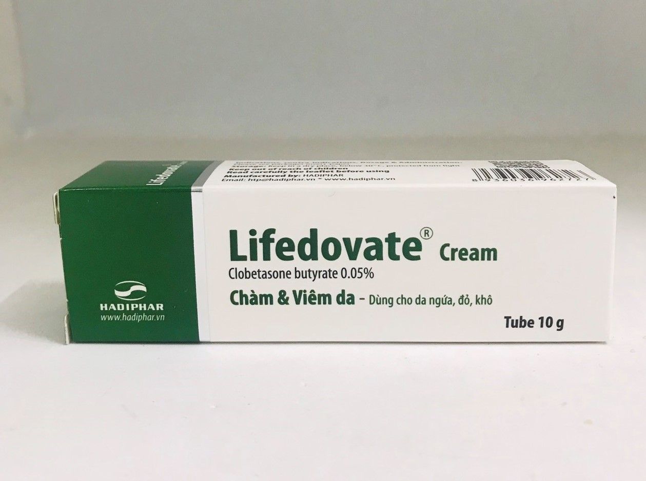 Kem bôi da Lifedovate 0,05% Hadiphar 10g: Điều trị eczema, viêm da - ảnh 2