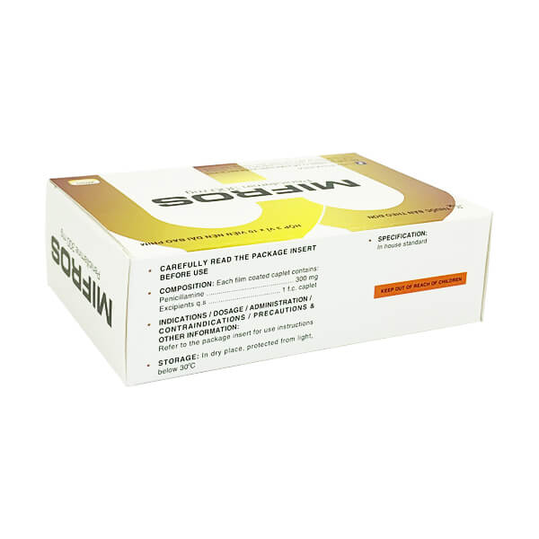 Thuốc Mifros 300mg Davipharm: Điều Trị Bệnh Wilson, Cystin Niệu, Viêm Khớp - ảnh 2
