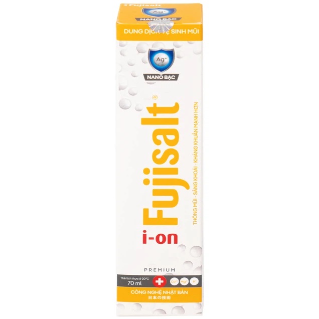 Dung dịch vệ sinh mũi Fujisat i-on 70ml – Giảm đau, nhức, sưng đỏ hiệu quả - ảnh 2