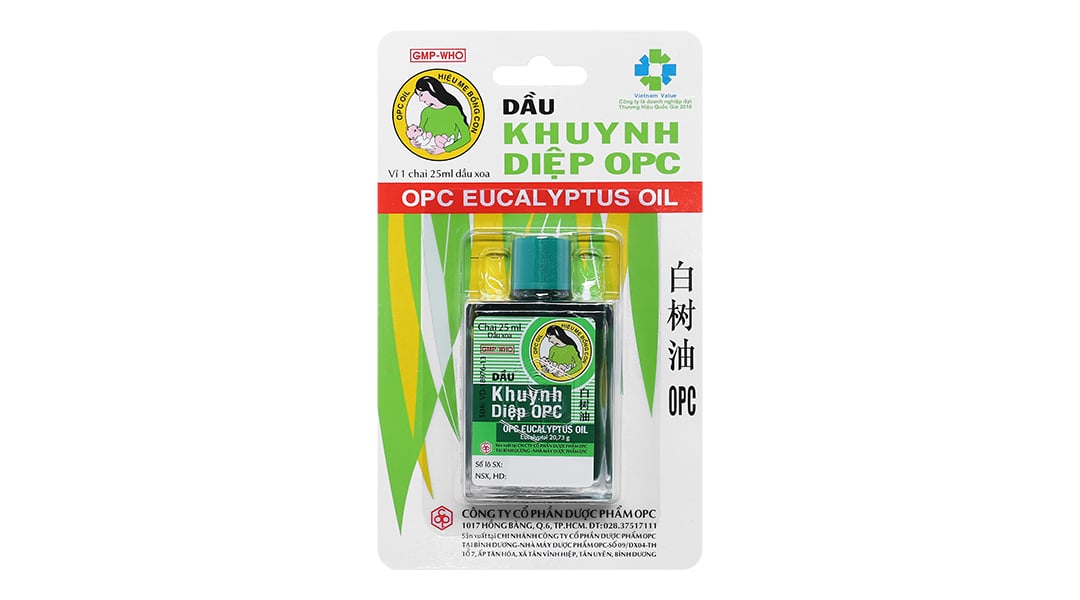Dầu Khuynh Diệp OPC 25ml – Hỗ Trợ Điều Trị Cảm Cúm, Sổ Mũi, Nghẹt Mũi - ảnh 1