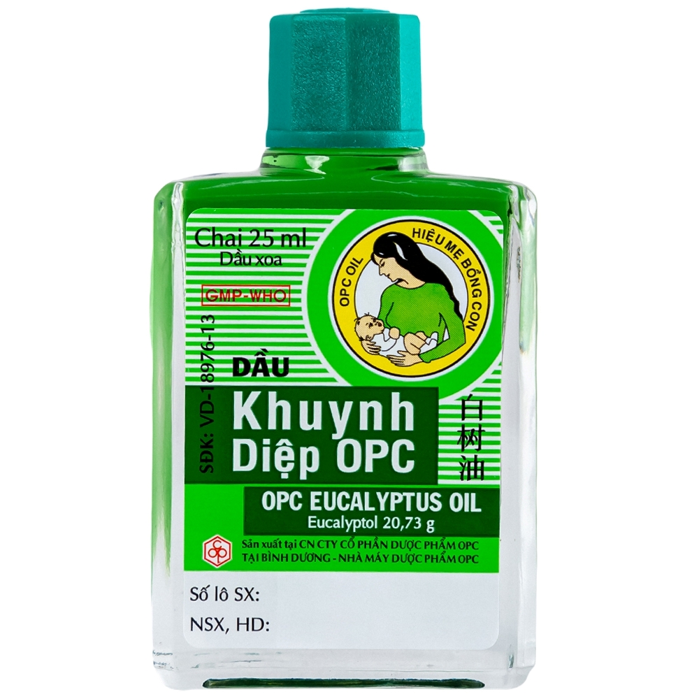 Dầu Khuynh Diệp OPC 25ml – Hỗ Trợ Điều Trị Cảm Cúm, Sổ Mũi, Nghẹt Mũi - ảnh 2