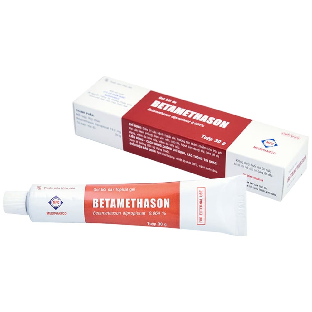 Betamethason 0.064% Medipharco 30g - Điều trị viêm da tróc vảy, viêm da tiếp xúc - ảnh 1