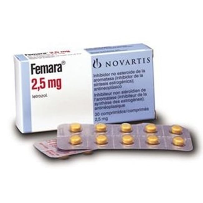 Thuốc Femara 2.5mg Novartis: Hỗ Trợ Điều Trị Ung Thư Vú Hiệu Quả (3 Vỉ x 10 Viên) - ảnh 1