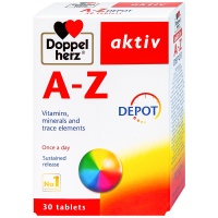 Viên Uống A-Z Depot Bổ Sung Vitamin, Khoáng Chất (Hộp 30 Viên)