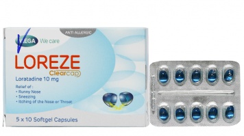 Viên Nang Mềm Loreze 10mg MEGA We Care: Điều Trị Viêm Mũi Dị Ứng, Mày Đay