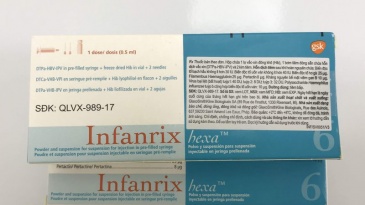 Vắc-xin Infanrix hexa 0,5ml (Bỉ)