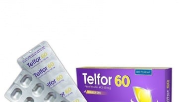 Thuốc Telfor 60 DHG – Điều trị hiệu quả viêm mũi dị ứng (2 vỉ x 10 viên)