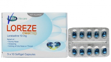 Viên Nang Mềm Loreze 10mg MEGA We Care: Điều Trị Viêm Mũi Dị Ứng, Mày Đay