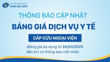 Bảng Giá Dịch Vụ Y Tế Cấp Cứu Ngoại Viện Tại Bệnh Viện Đa Khoa Quốc Tế Nam Sài Gòn (Cập Nhật 2025)