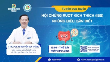 TƯ VẤN TRỰC TUYẾN: “HỘI CHỨNG RUỘT KÍCH THÍCH (IBS) – NHỮNG ĐIỀU CẦN BIẾT”