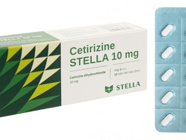 Cetirizine Stella 10mg: Giải pháp hỗ trợ giảm viêm mũi dị ứng và mày đay hiệu qủa