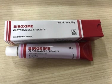 Thuốc bôi Biroxime 1% 20g điều trị nấm da chân, nấm kẽ hiệu quả