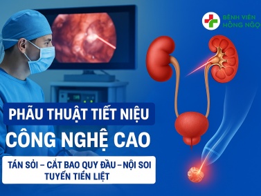 Phẫu thuật tiết niệu công nghệ cao tại Bệnh viện Hồng Ngọc: An toàn – Ít xâm lấn – Hồi phục nhanh
