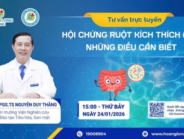 TƯ VẤN TRỰC TUYẾN: “HỘI CHỨNG RUỘT KÍCH THÍCH (IBS) – NHỮNG ĐIỀU CẦN BIẾT”