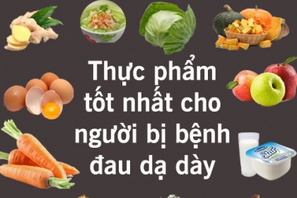 Đau dạ dày ăn gì để nhanh khỏi bệnh?