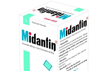 Thuốc Midantin điều trị các bệnh có triệu chứng nhiễm khuẩn