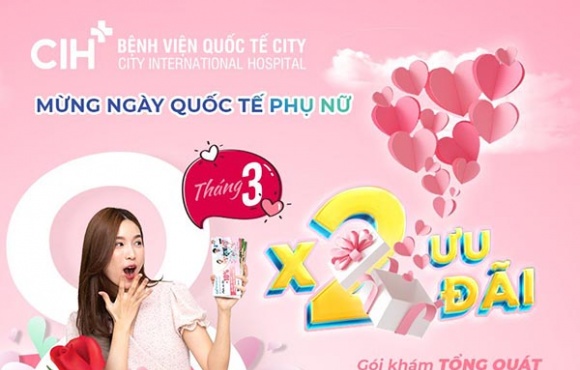Giảm đến 25% gói khám tổng quát cá nhân tại Bệnh viện Quốc tế City