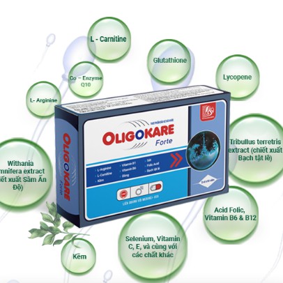 Viên Uống Oligokare Aka 30 Viên - Tăng chất lượng tinh trùng ở Nam giới - Ảnh 2