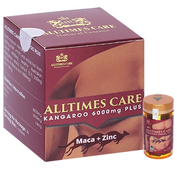 Viên Uống Alltimes Care Kangaroo 6000Mg Plus 30 Viên - Tăng Cường Sinh Lý Nam  - Ảnh 1