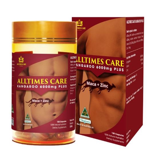 Viên Uống Alltimes Care Kangaroo 6000Mg Plus 30 Viên - Tăng Cường Sinh Lý Nam  - Ảnh 3