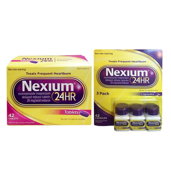 Viên uống Nexium 24HR - Hỗ trợ điều trị viêm loét dạ dày ợ nóng - Ảnh 2