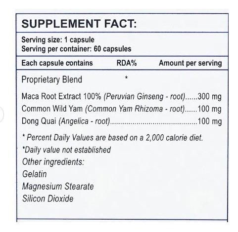 Viên Uống Maca F Female Empower 60 Viên - Tăng Cường Sinh Lý Nữ - Ảnh 2