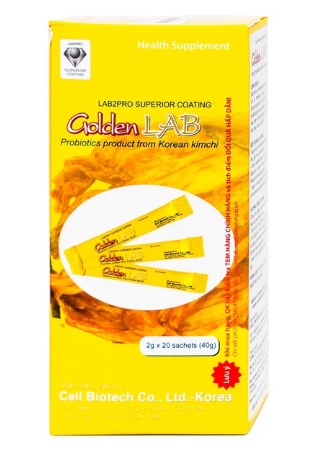 Golden Lab 20 Gói - Men Vi Sinh Hỗ Trợ Tiêu Hóa Cho Trẻ - Ảnh 1