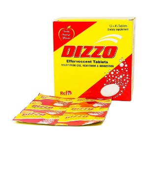 Viên Sủi Dizzo Effervescent Vị Cam 48 Viên - Rối loạn tiêu hóa, Khó tiêu, Đầy hơi - Ảnh 2