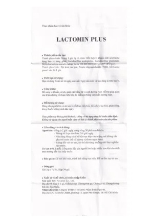 Cốm vi sinh Probiotics Lactomin Plus hộp 30 gói - Ảnh 2