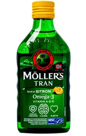 Dầu gan cá tuyết hương chanh Moller's Tran - Ảnh 2
