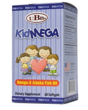 Kidmega Ubb Viên Uống Bổ Mắt, Bổ Não Cho Trẻ Em (60 Viên) - Ảnh 2