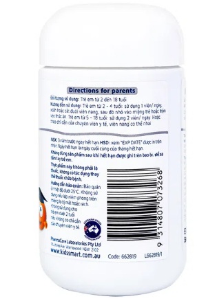 Kids Smart Dha 300 Mg Triple Strength hỗ trợ phát triển trí não, tăng cường thị lực cho trẻ (Hộp 50 Viên) - Ảnh 3
