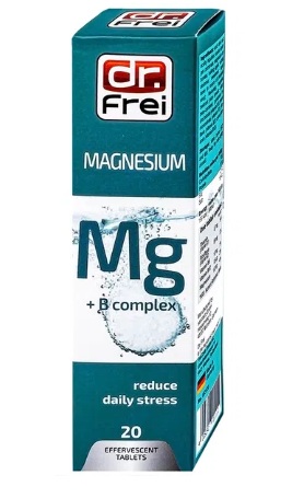 Viên Sủi Dr. Frei Giảm Stress Và Bổ Sung Magnesium + B Complex Tuýp 20 Viên - Ảnh 3