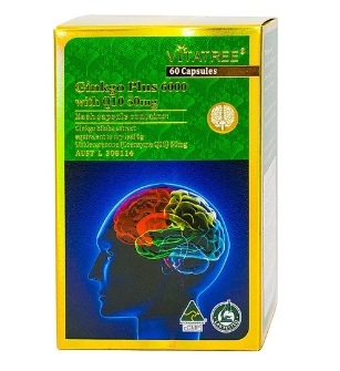 Vitatree Ginkgo Plus 6000 With Q10 50Mg Tăng Tuần Hoàn Não Hộp 60 Viên - Ảnh 3