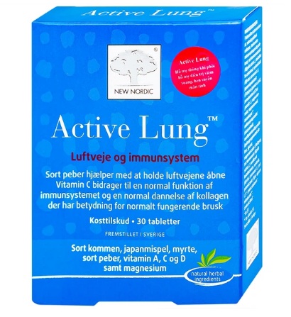 Viên Uống Active Lung Giảm Ho Hộp 30 Viên - Ảnh 1