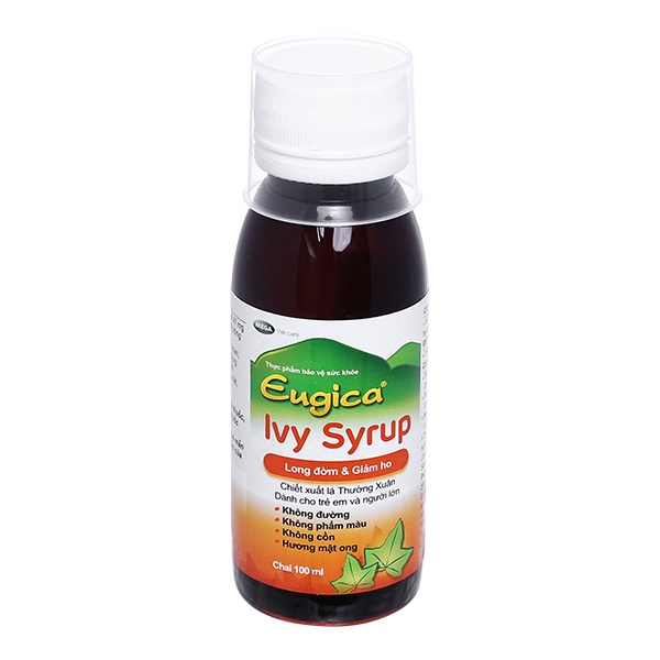 Siro Eugica Ivy Syrup Long Đờm, Giảm Ho Chai 100Ml - Ảnh 4