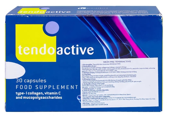 Viên Uống Tendoactive Tăng Cường Sức Khỏe Cho Gân (Hộp 30 Viên) - Ảnh 1