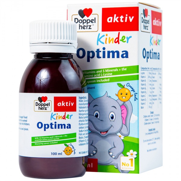 Dung Dịch Kinder Optima Giúp kích thích tiêu hóa, nâng cao hệ miễn dịch (Chai 100Ml) - Ảnh 1