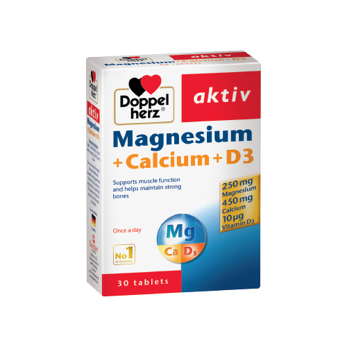 Magnesium + Calcium + D3 Giúp phát triển cơ và xương của cơ thể (Hộp 30 Viên) - Ảnh 3