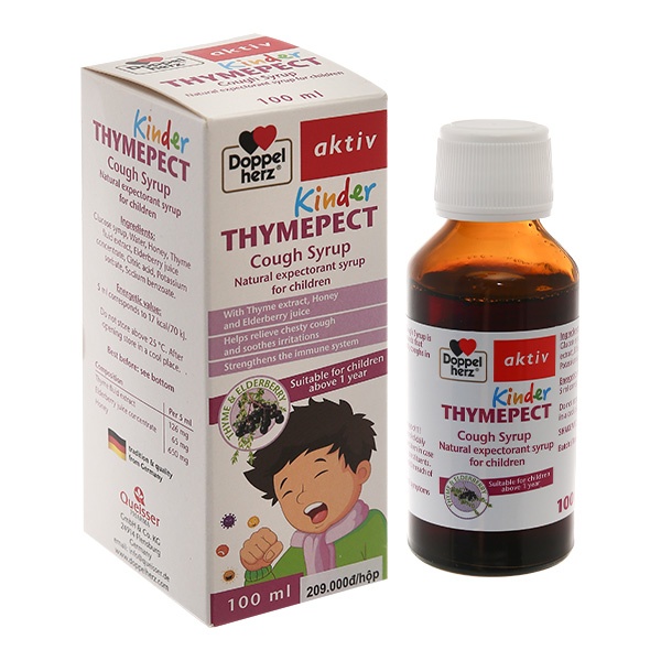 Siro Kinder Thymepect hỗ trợ giảm ho (Chai 100ml) - Ảnh 1
