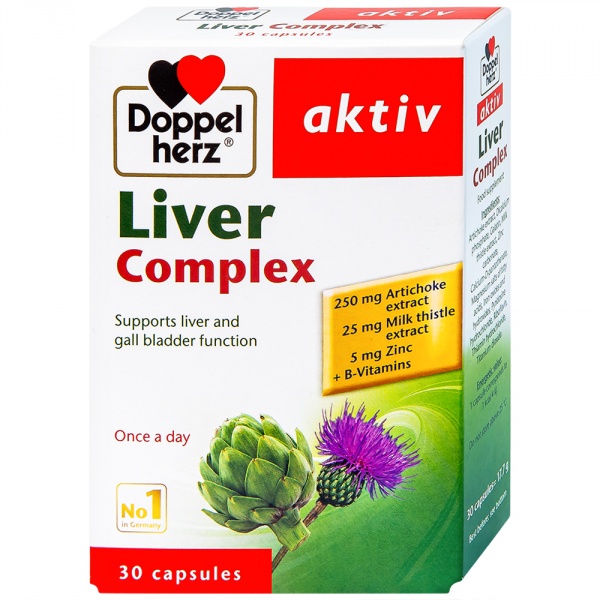 Viên Uống Liver Complex Giải Độc Gan, Hạ Men Gan (Hộp 30 Viên) - Ảnh 1