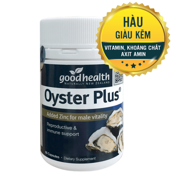 Viên uống Oyster Plus Goodhealth hỗ trợ tăng cường sinh lực cho nam giới (Hộp 60 viên)