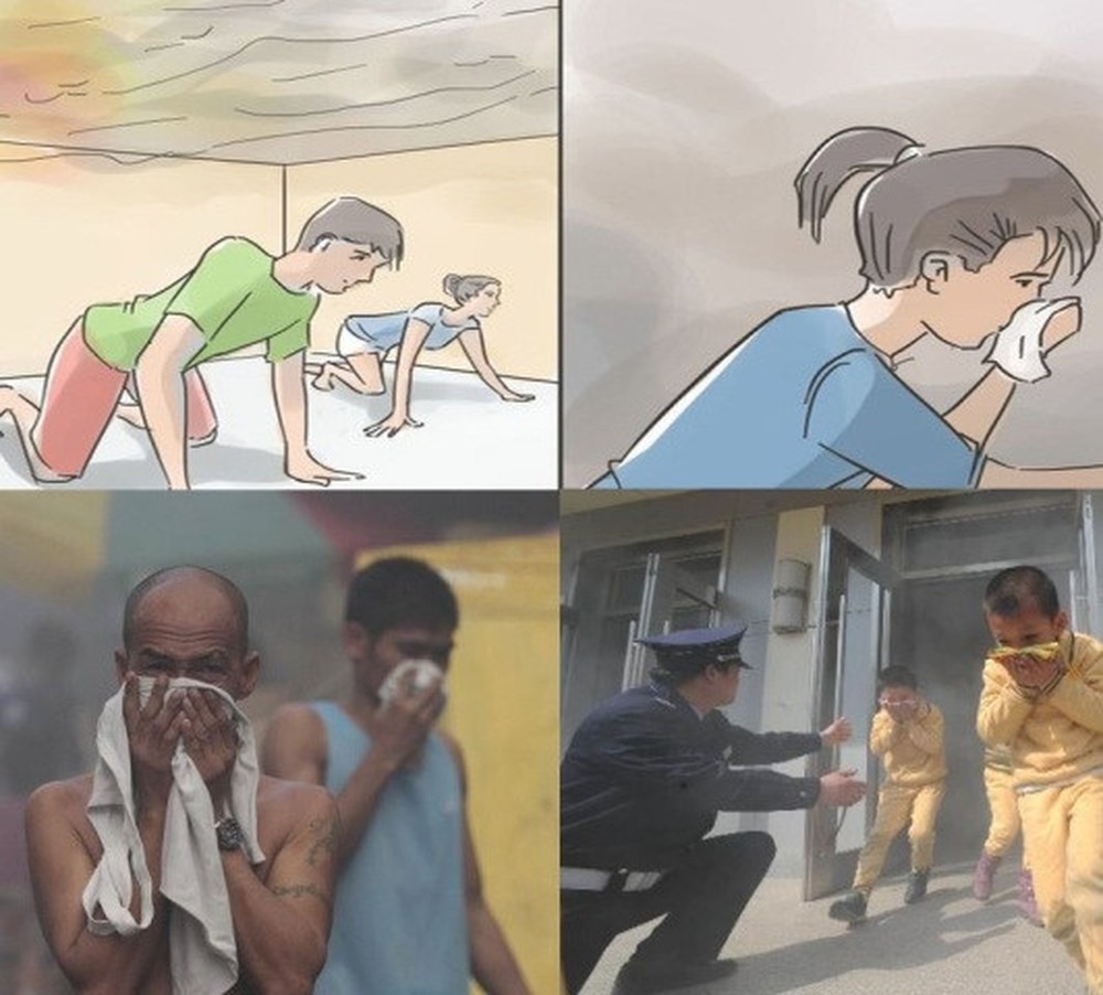 Ngạt khói - Hình ảnh minh họa