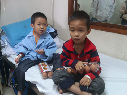 Thiếu máu huyết tán - Hình ảnh minh họa