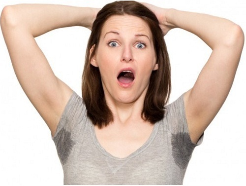 Tăng tiết mồ hôi - Hình ảnh minh họa