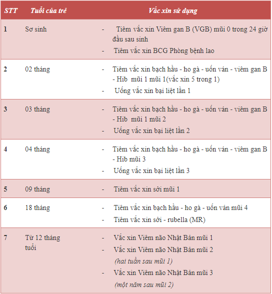 Những mũi vắc-xin phải tiêm cho trẻ trước 12 tháng tuổi - ảnh 1