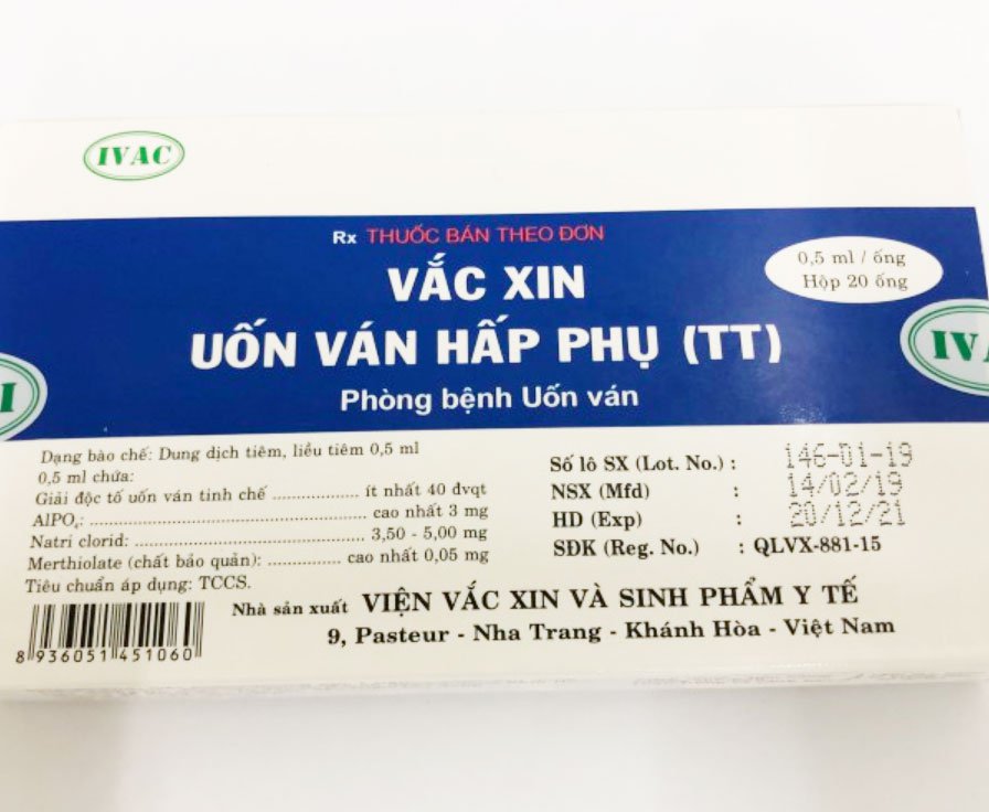 Uốn Ván hấp phụ (Việt Nam)