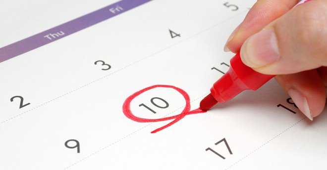 Tính ngày rụng trứng theo chu kỳ kinh nguyệt