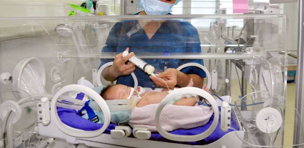 Theo dõi khi nuôi dinh dưỡng qua ống thông dạ dày ở trẻ sơ sinh - ảnh 2